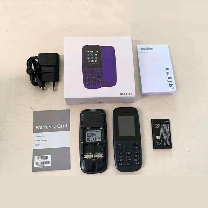 NOKIA 105 2017 BLACK 1.77" LINGUA ITALIANA DUAL SIM TORCIA E RADIO FM