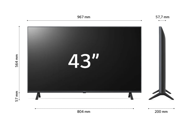 TV 43" UHD Serie UR78 43" 4K