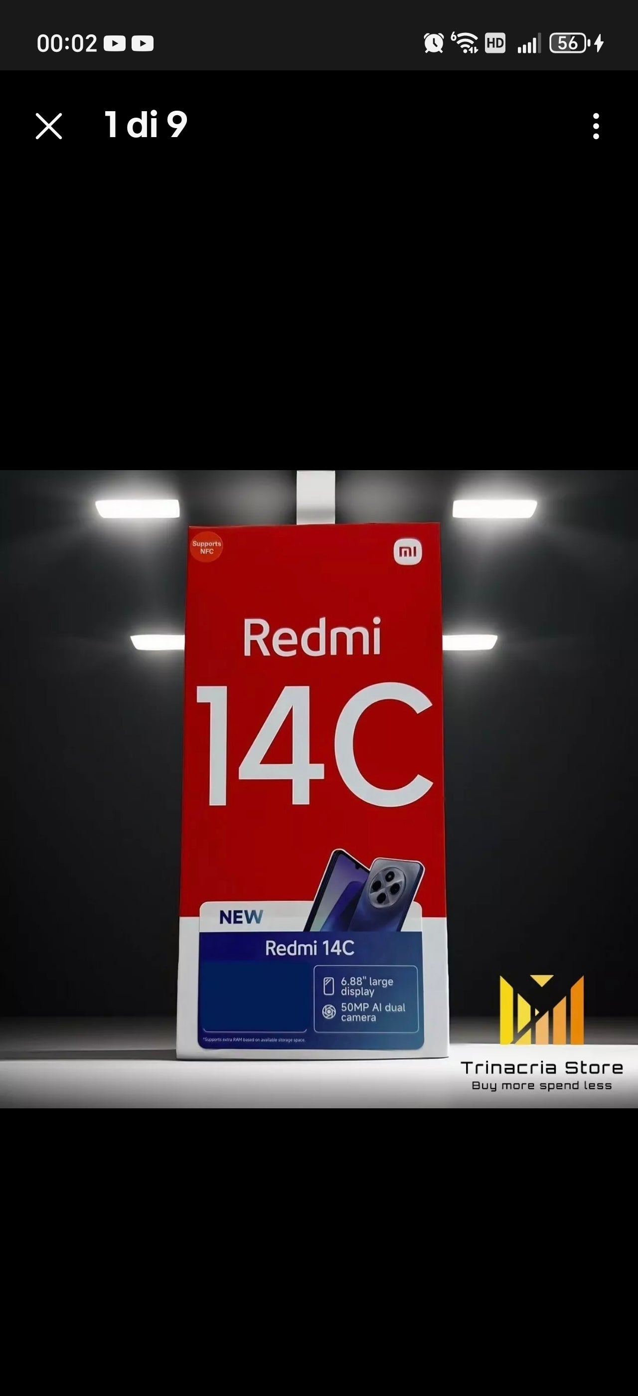 XIAOMI REDMI 14C BLUE 16+256GB 6.88" EU