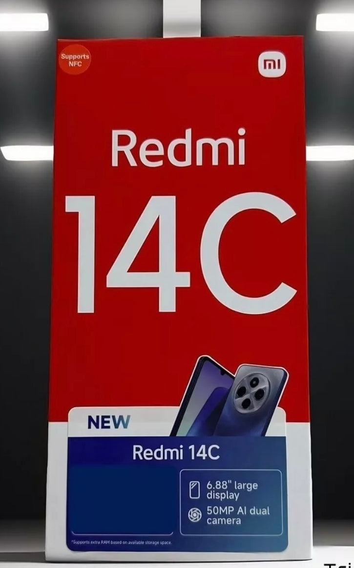 XIAOMI REDMI 14C BLACK 16+256GB 6.88" EU