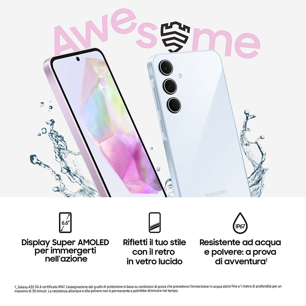 Samsung Galaxy A35 5G 8+256GB Blue ITA