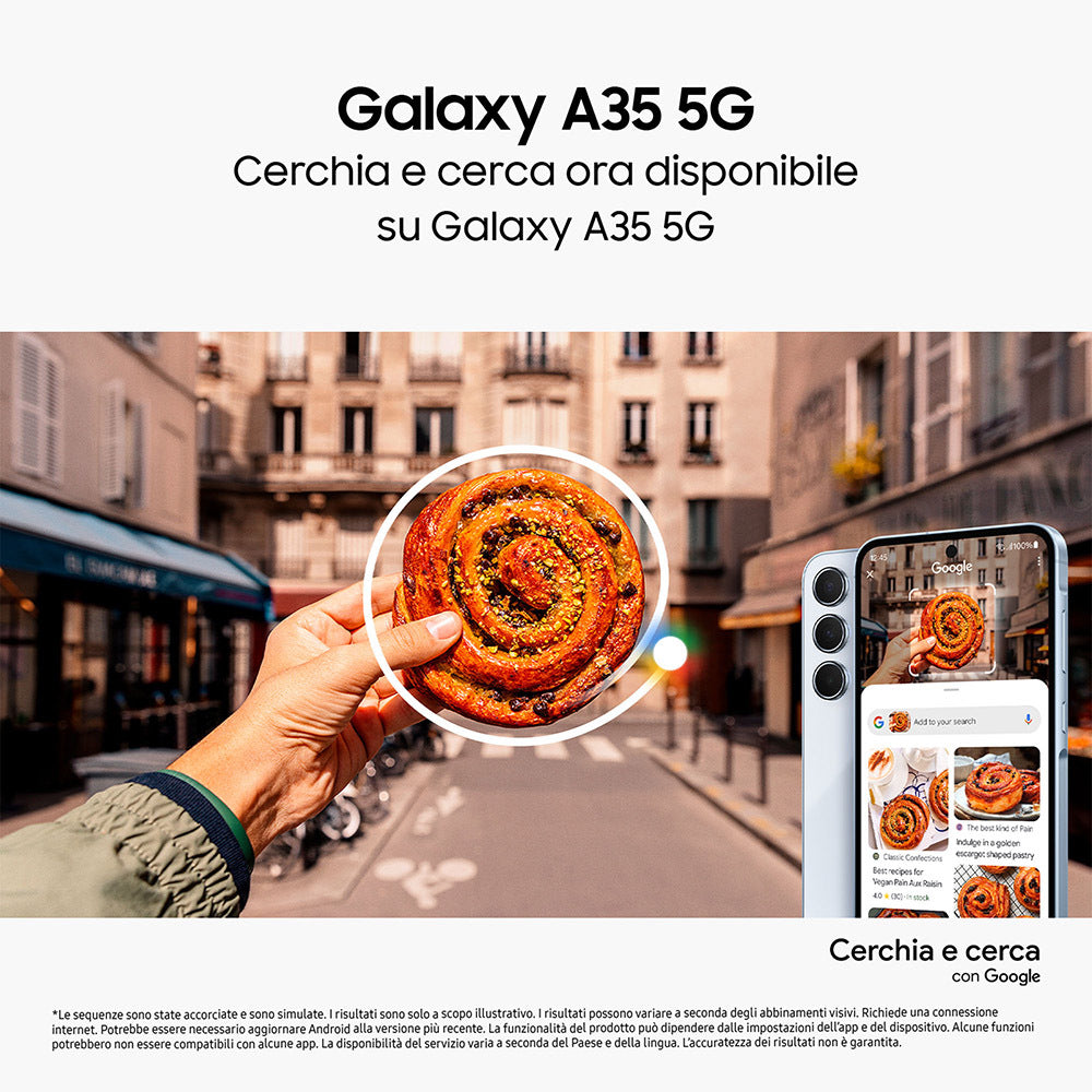 Samsung Galaxy A35 5G 8+256GB Blue ITA