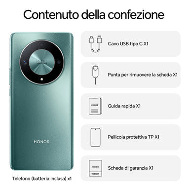 Honor Magic6 Lite 5G 17,2 cm (6.78") Doppia SIM USB tipo-C 8GB 256GB 5300 mAh Verde